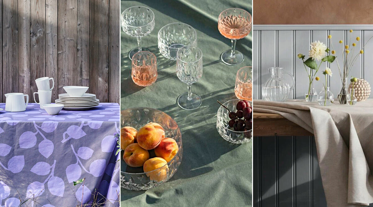 Pryd bordet med fina avtorkningsbara dukar – 10 shoppingtips