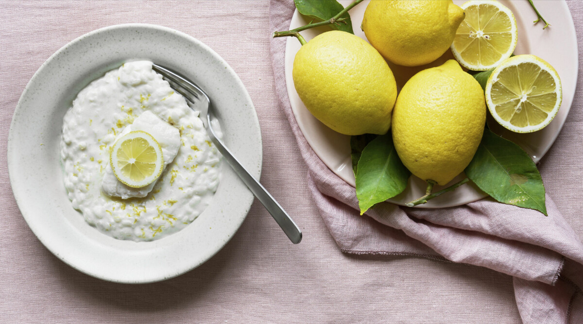 Citronrisotto med ricotta och ugnsstekt sejfilé