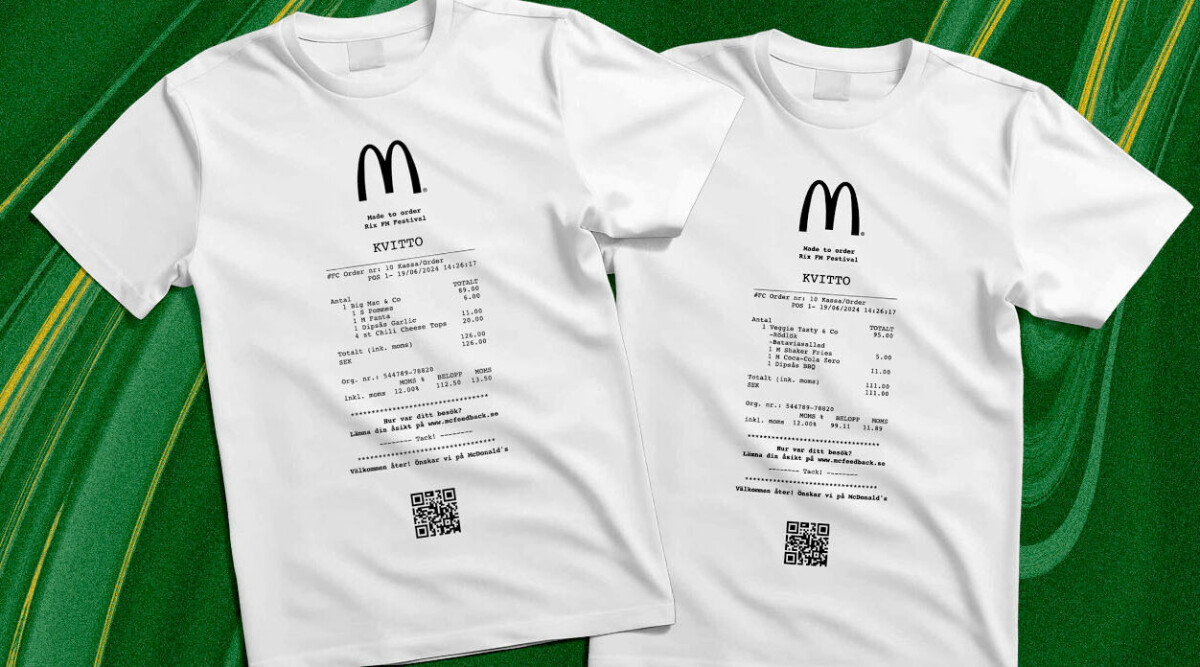 McDonald’s släpper minimalistiskt merch – med din favoritbeställning