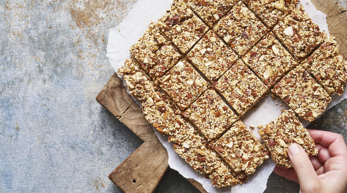 Nötbars med quinoa och lime