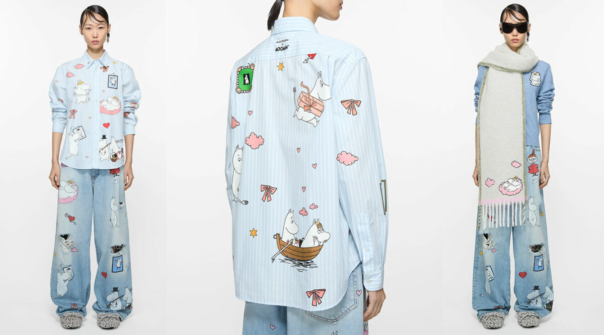 Nu släpps årets sötaste designsamarbete – Acne Studios x Moomin