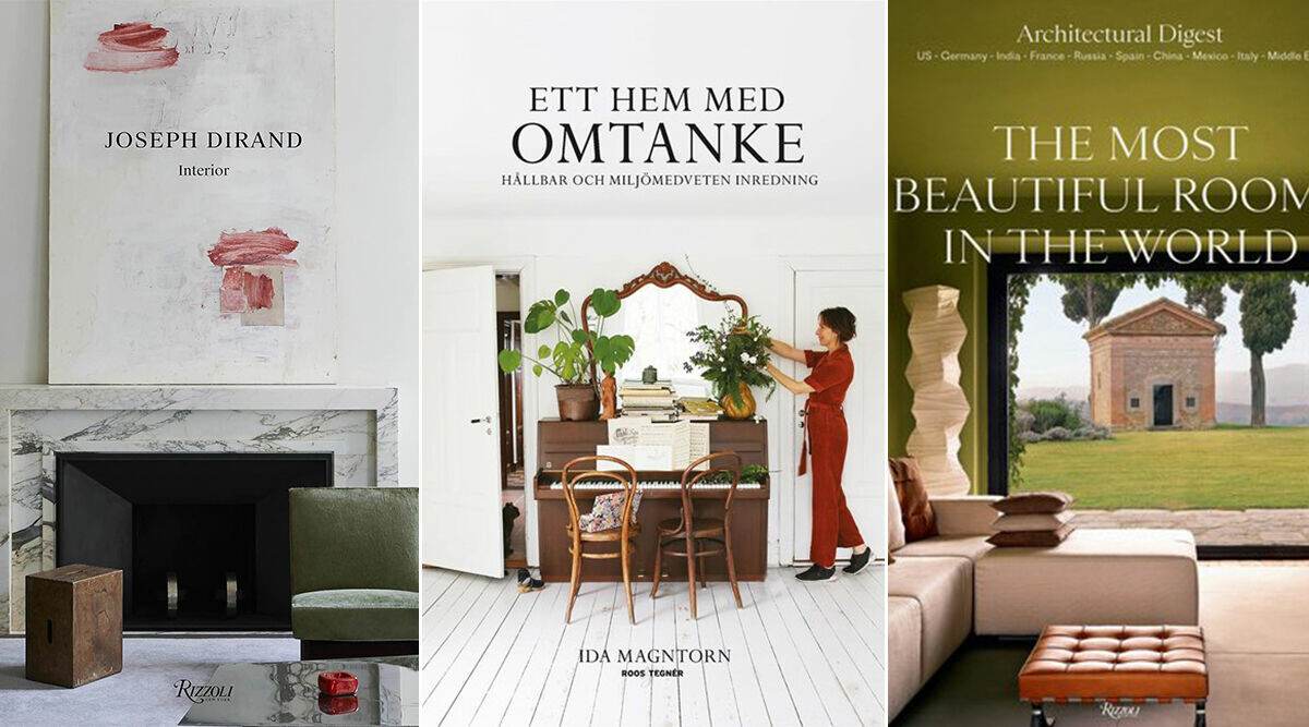 10 inspirerande böcker för dig som gillar inredning