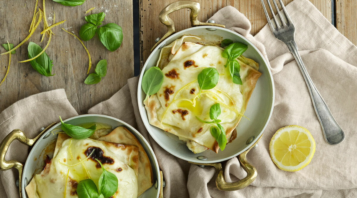 Lyxlasagne med hummer och Alfredosås