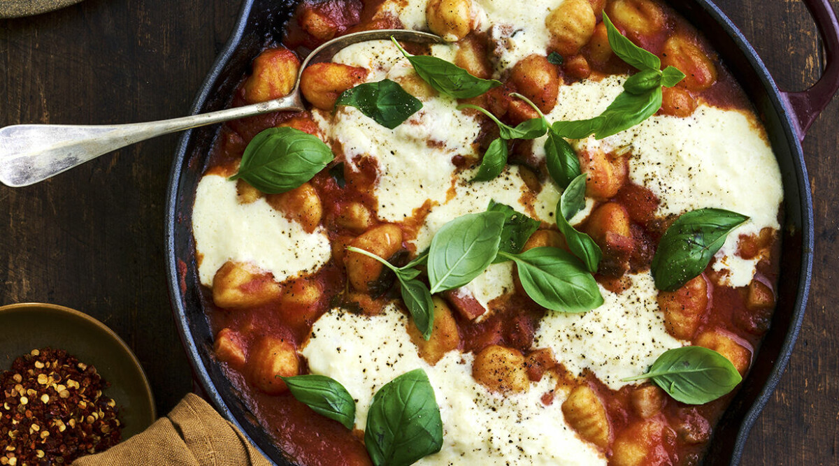 Amerikansk one pan-gnocchi