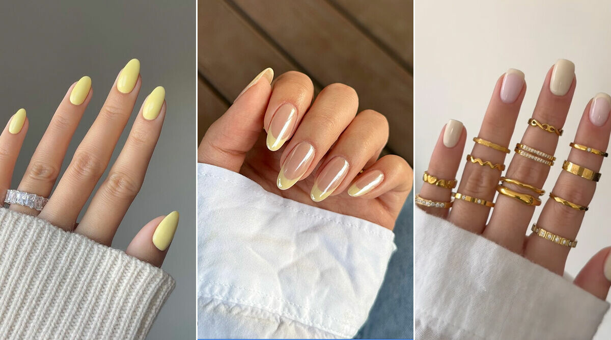 Manikyren Butter yellow nails – säsongens stora trendfärg på naglar