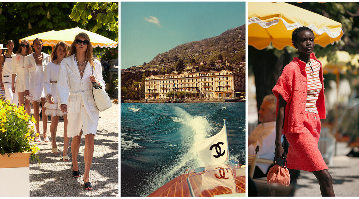 Maxad semesterinspiration till sommaren – se Chanel:s Cruise-visning vid Comosjön