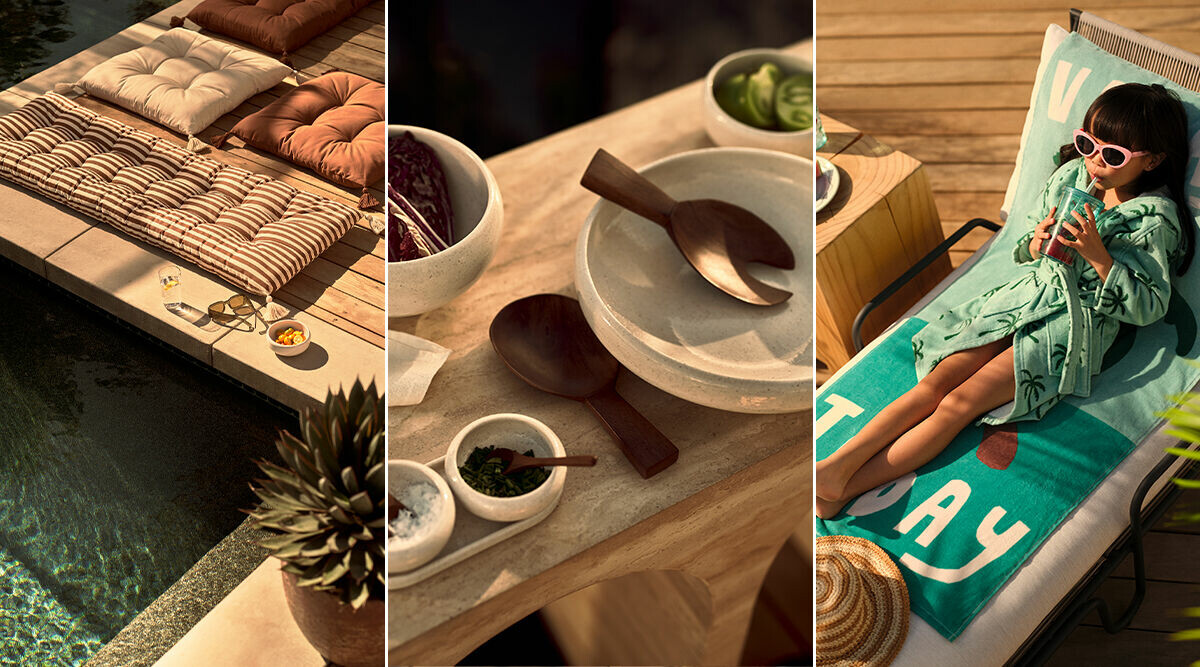 Spana in H&M Homes resortinspirerade sommarkollektion 2025