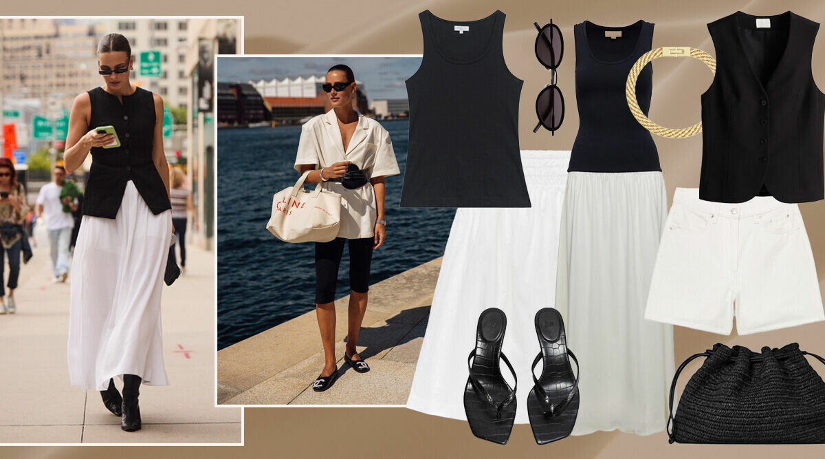 Svartvita sommarlooks 2025 – så stylar du säsongens mest eleganta trend