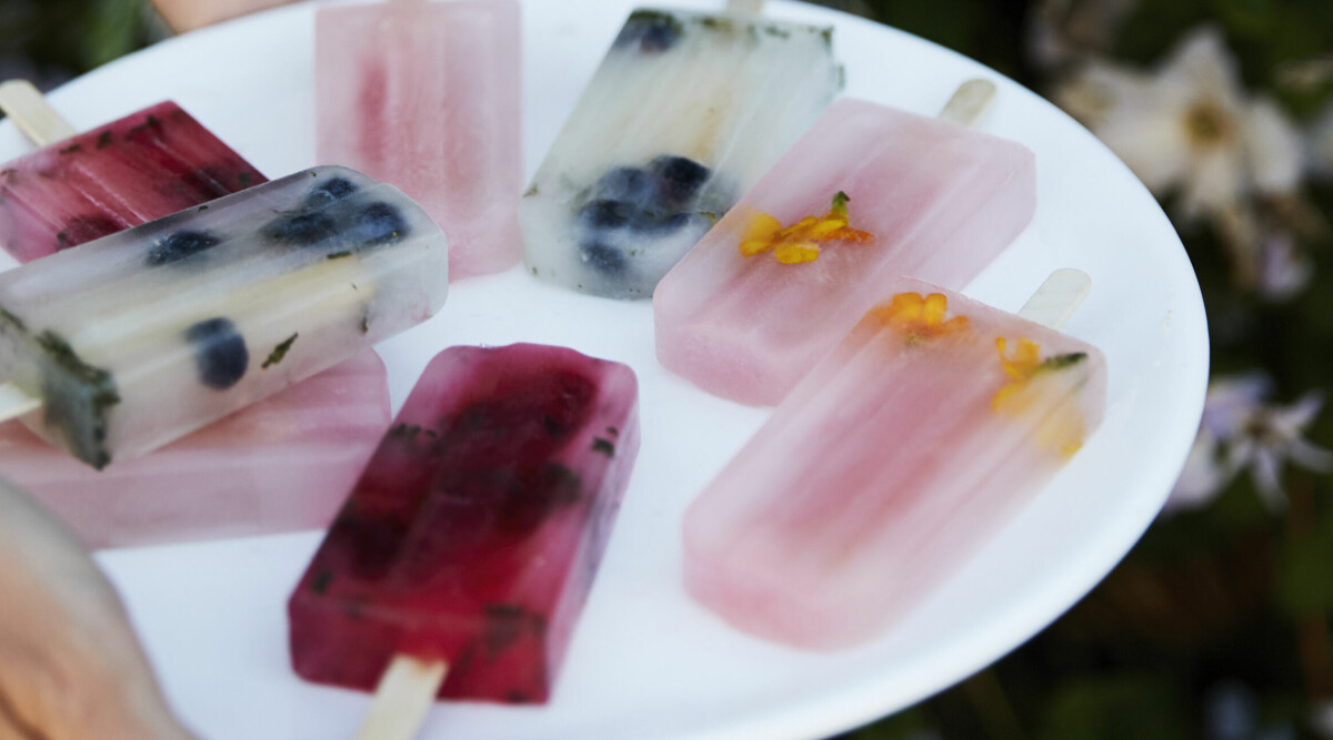 Gin tonic popsicle och rosé popsicle – två svalkande isglass-drinkar