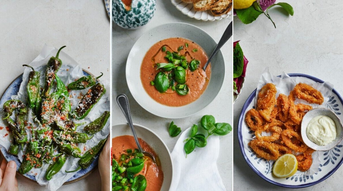 Gazpacho, calamares och pimientos – 3 lättlagade tapas