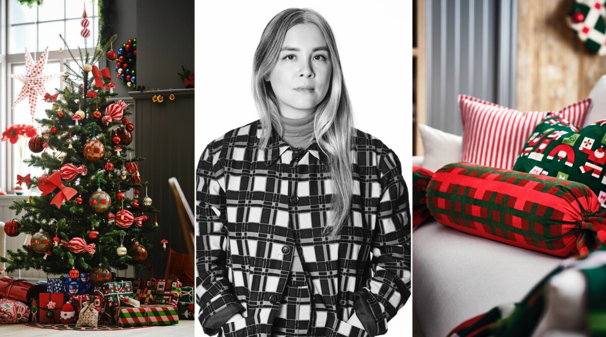 Tillsammans med Ikea sätter Evelina Kroon sin egen prägel på julen