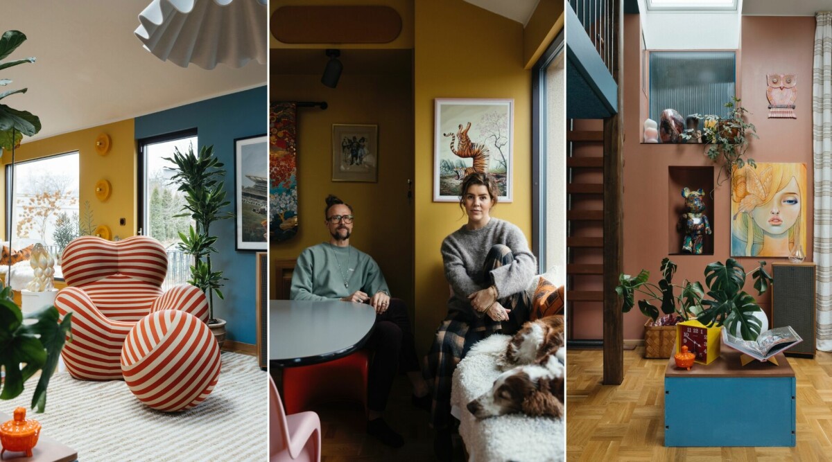 Färg, form och fantasi hemma hos konstnären Ulrika Barr