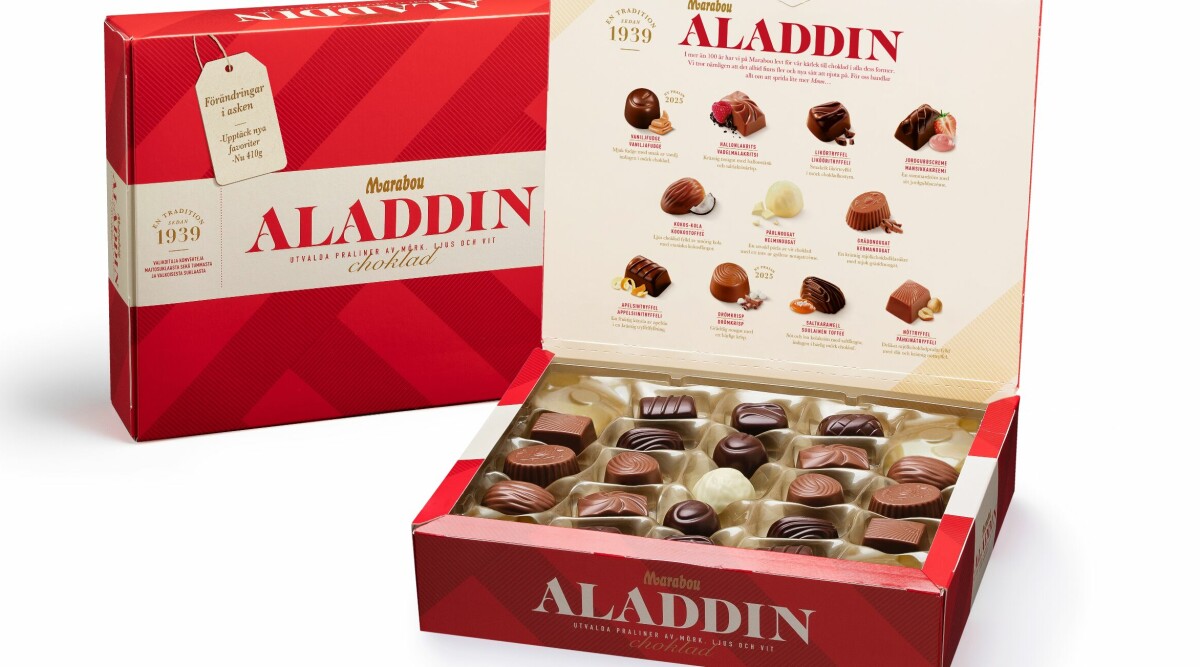 Aladdin-asken krymper – här är pralinerna som försvinner