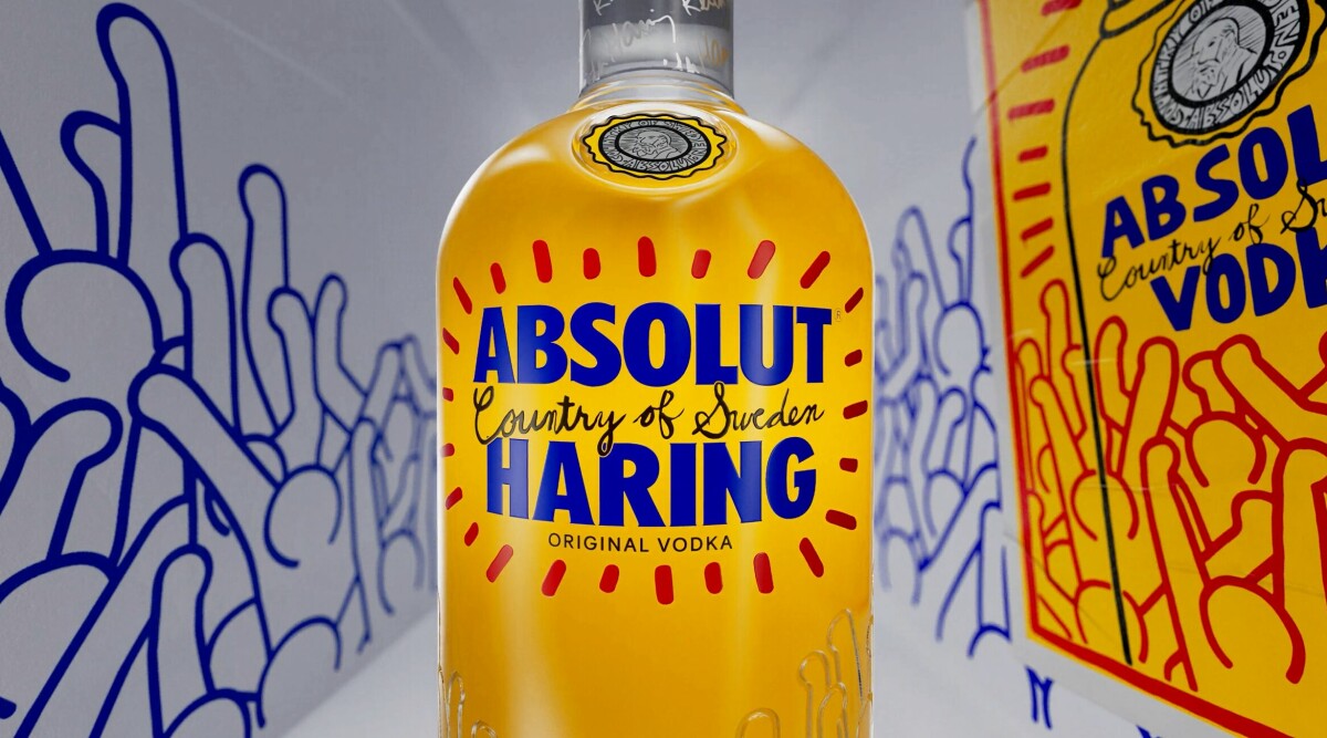 Absolut Vodka hedrar konstnären Keith Haring – med exklusiv flaska