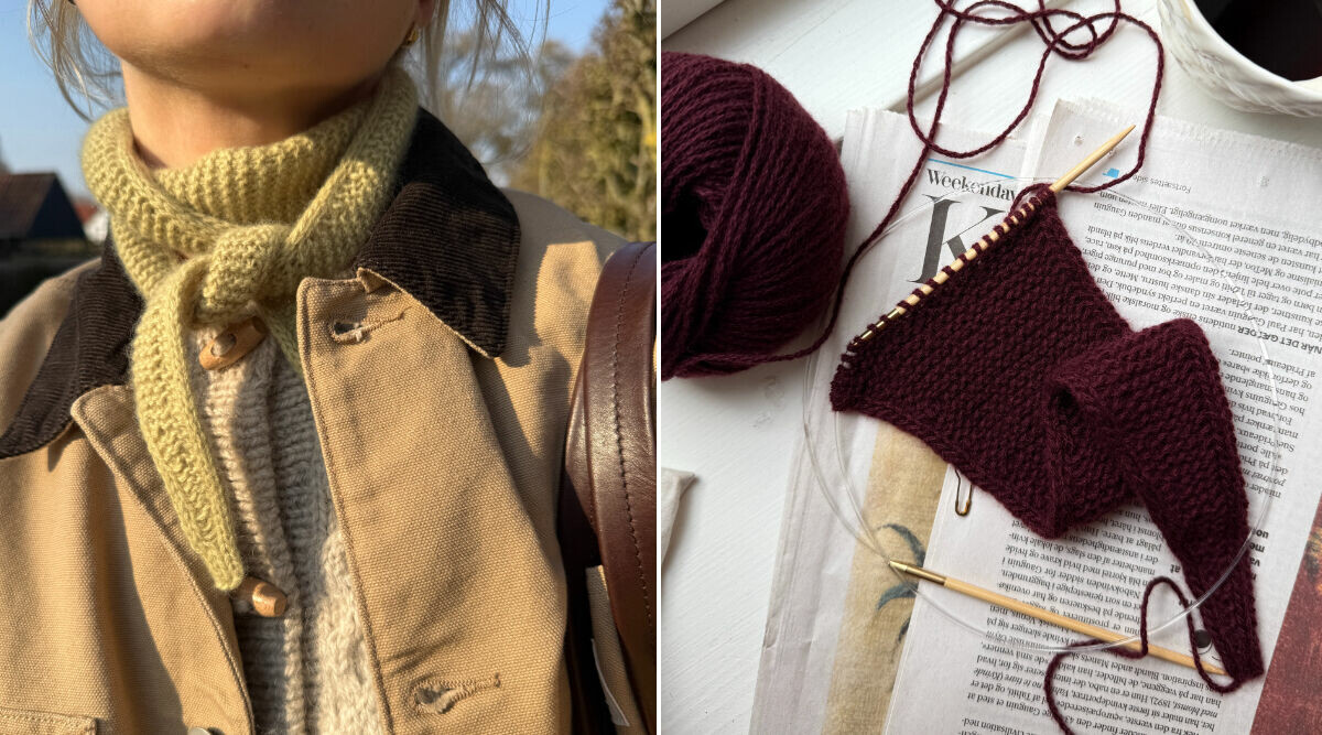 Sticka din egen Sophie-scarf – höstens trendigaste accessoar och bästa nybörjarprojekt