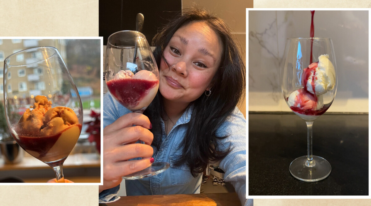 Rödvin och vaniljglass – så smakar den senaste TikTok-trenden