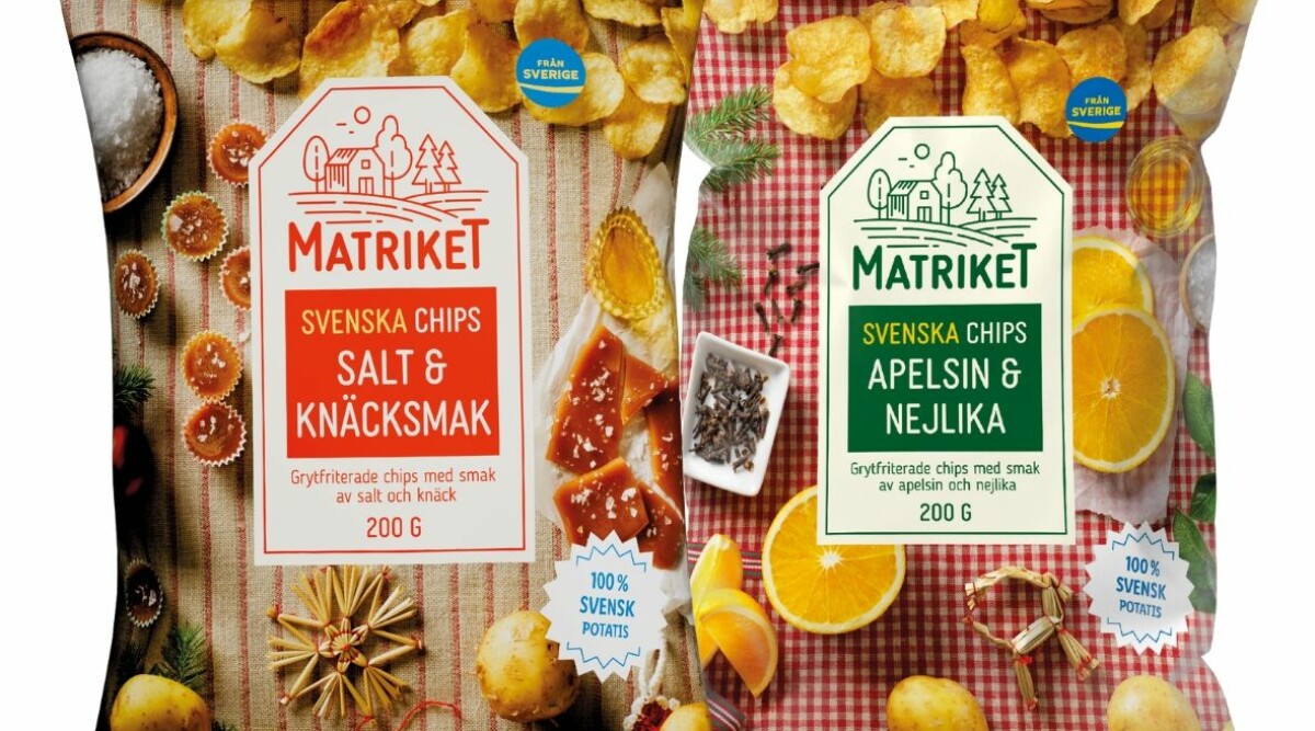 Förra årets mest omtalade julchips gör comeback – plus en helt ny julsmak