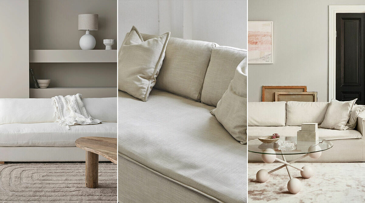 Inred med en tidlös linnesoffa – 12 snygga shoppingtips
