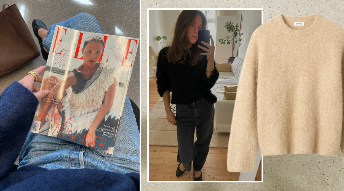 Den här stickade tröjan bär ELLEs moderedaktörer (nästan) varje dag