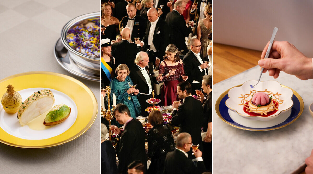 Det här serverades på Nobelmiddagen 2025