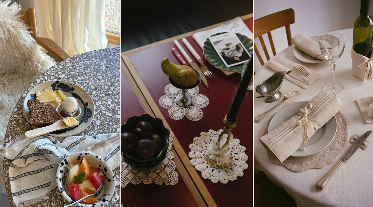 Spana in vinterns och vårens trender för det dukade bordet