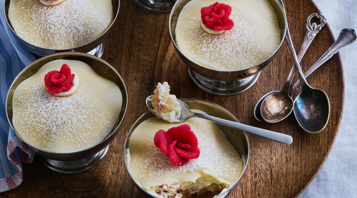 Prinsesstårtesemla i glas