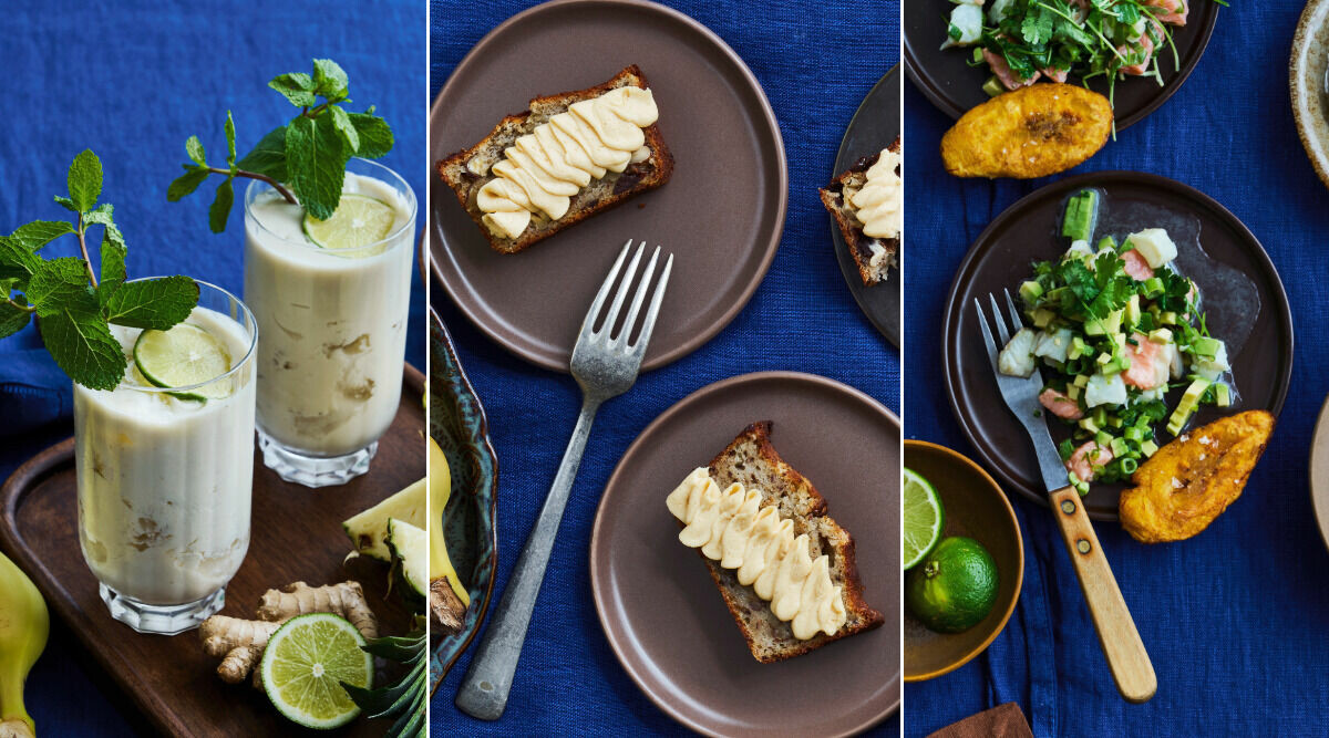 Smoothie, bröd och chips – 3 goda recept med banan