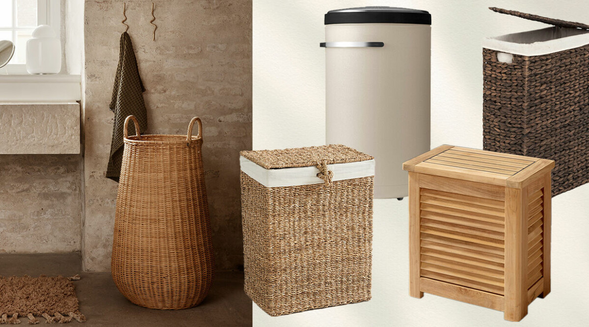 12 snygga tvättkorgar att inreda hemmet med