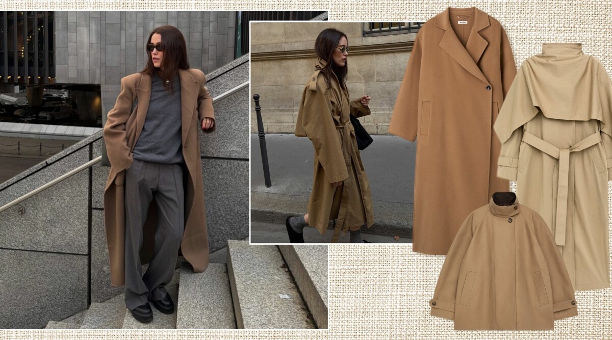14 trendiga beige kappor till dam 2026