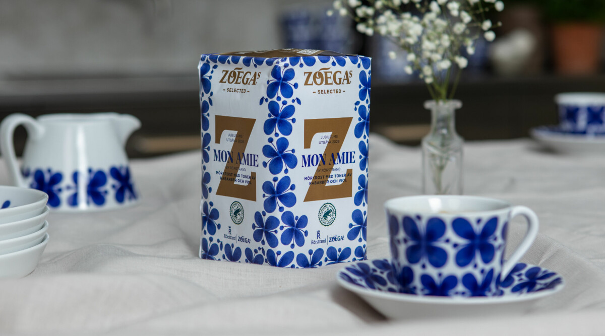 Zoégas och Rörstrand i unikt samarbete – kaffe möter svensk mönsterklassiker