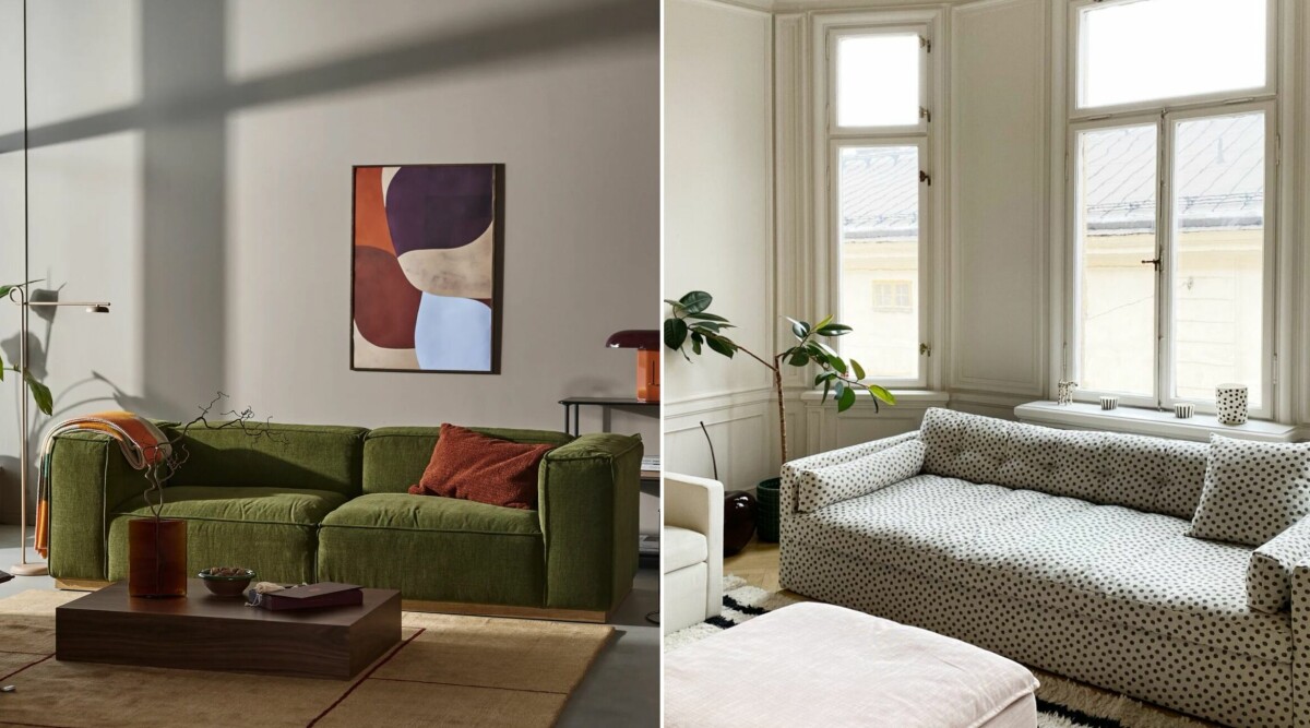 Djupa soffor trendar 2026 – våra favoriter i olika stilar