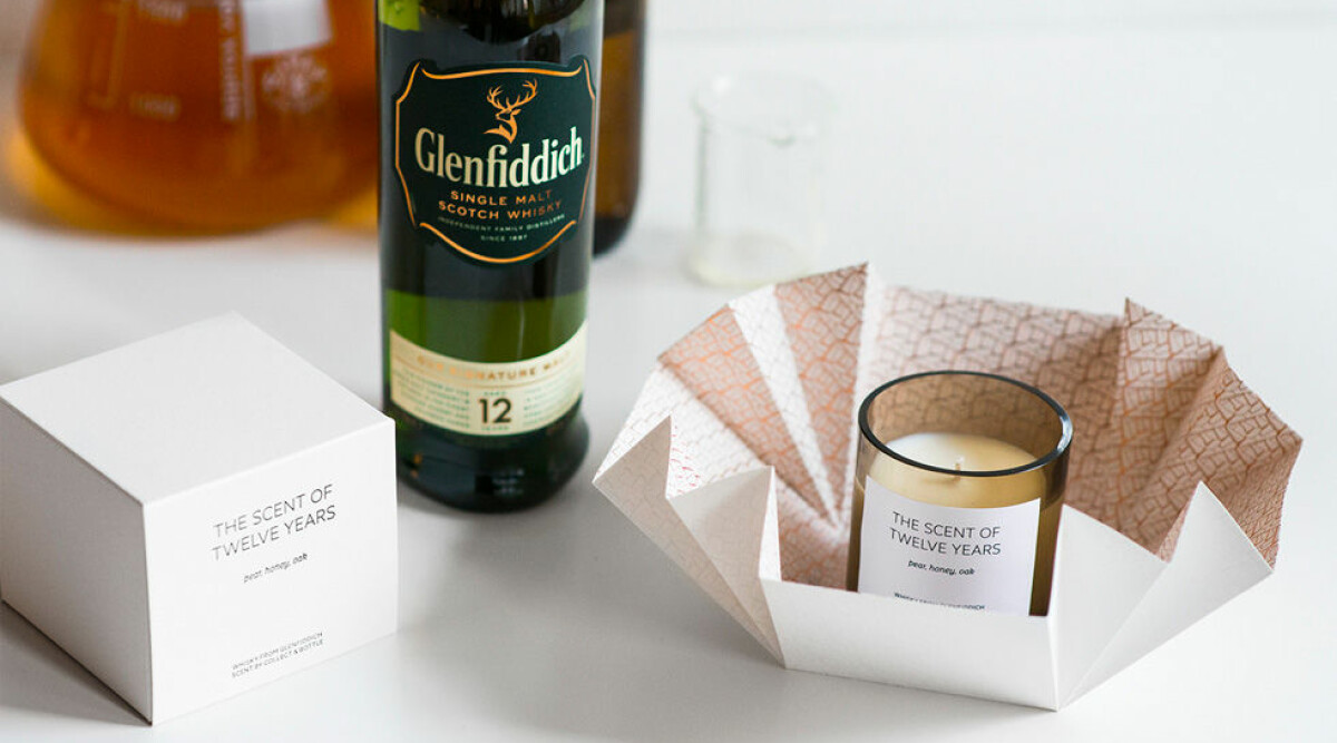 Glenfiddich whisky lanserar doftljus