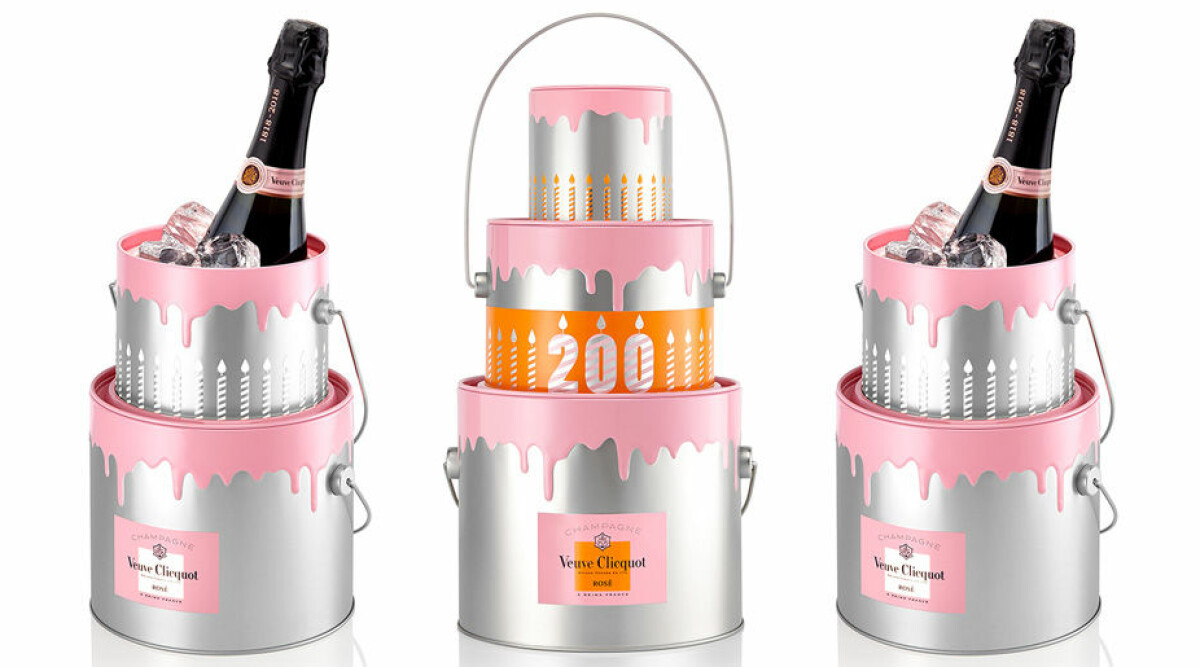 Veuve Clicquot Rosé firar 200 år med unik förpackning