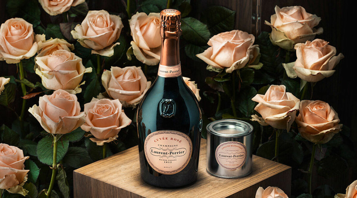 Laurent-Perrier lanserar champagnerosa målarfärg