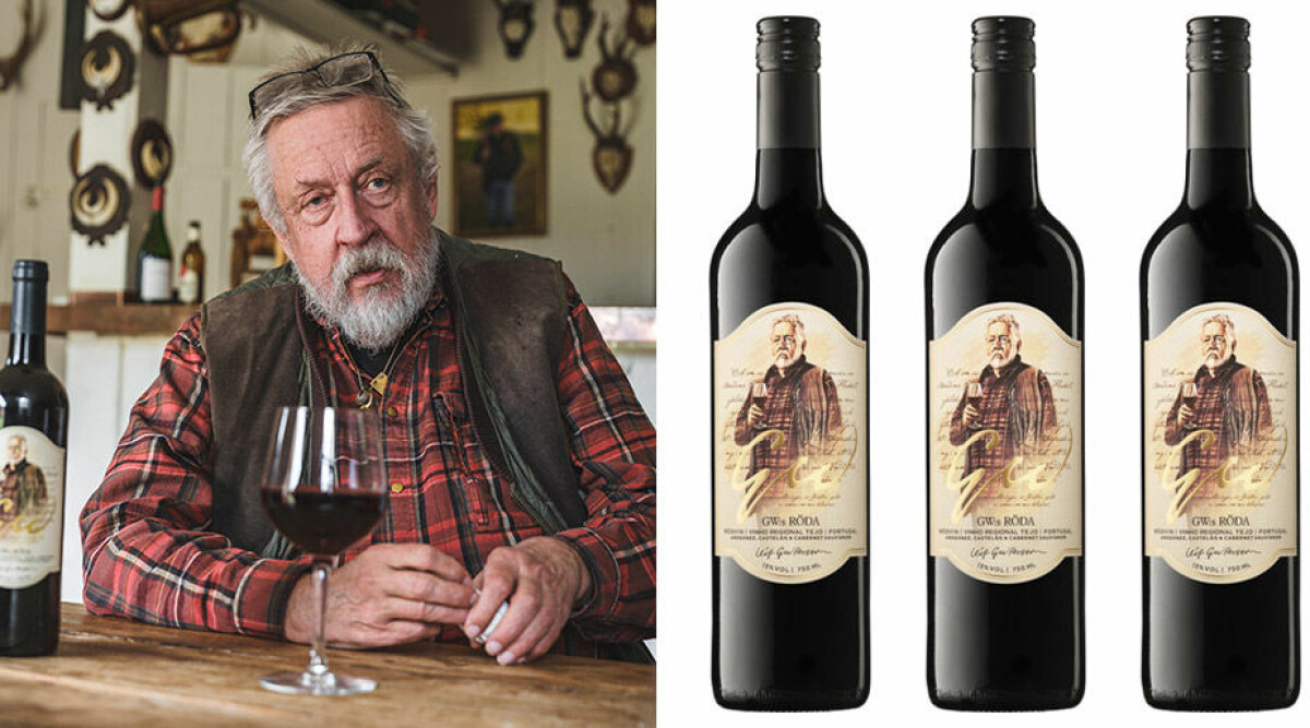 Leif GW Persson har lanserat ett eget rödvin