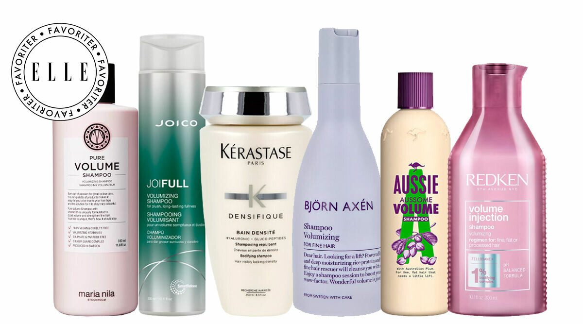 Årets bästa volymschampo – favoriterna som ger volym till håret