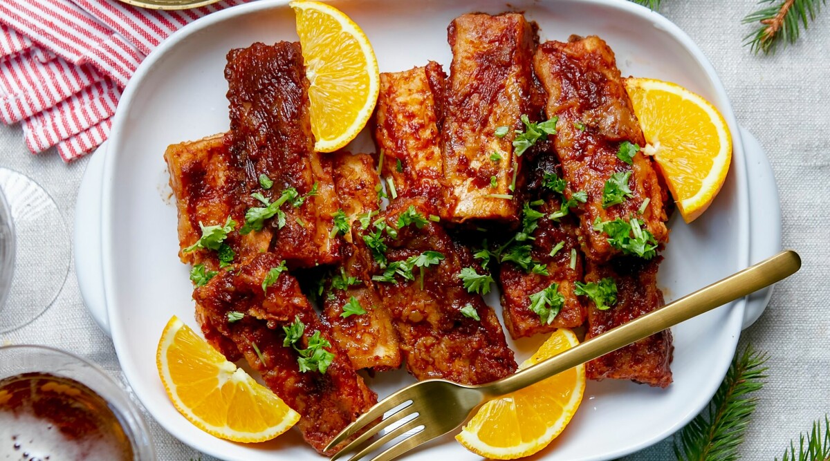 Julkryddade tofuribs