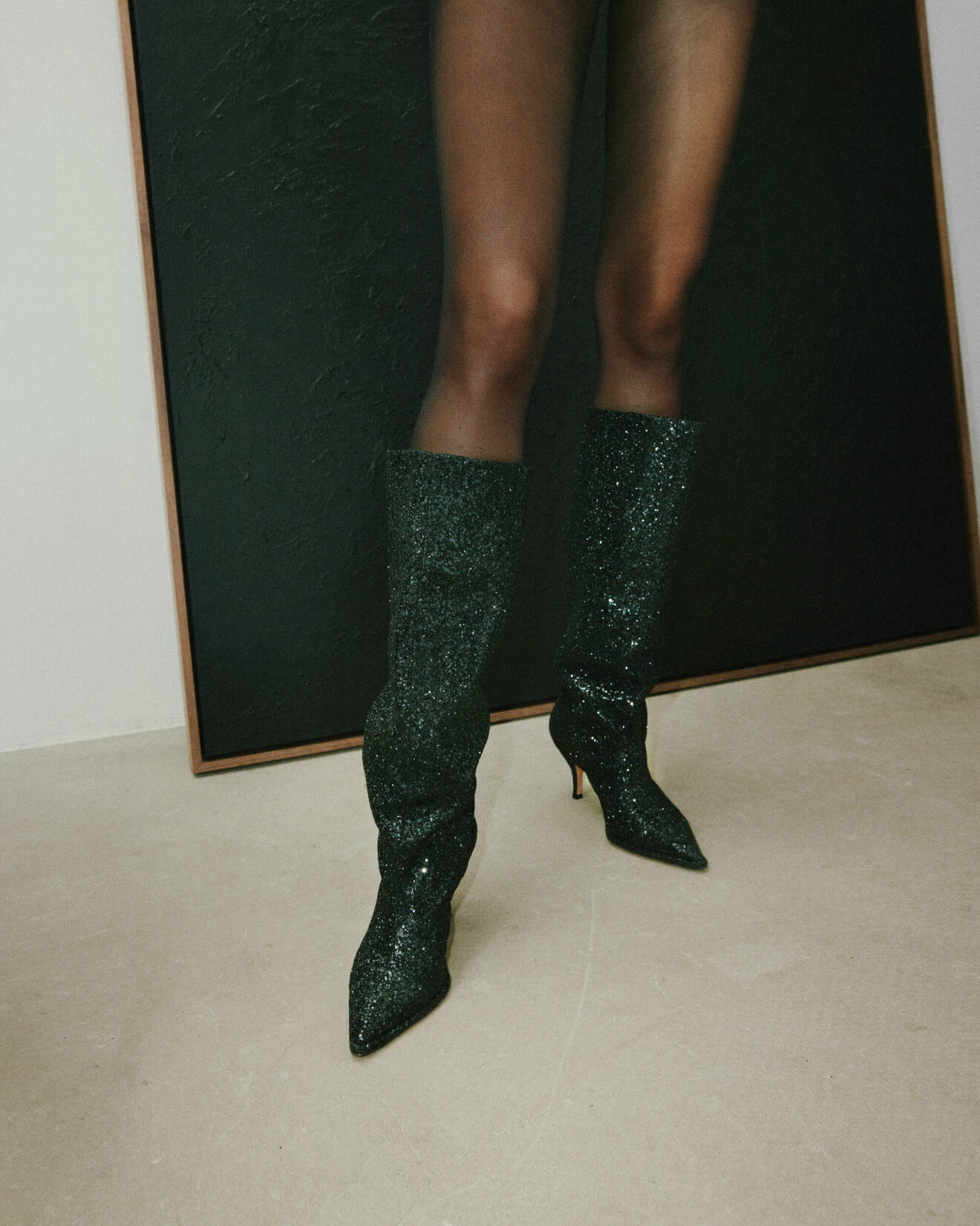 Glittriga boots från Sania Dmina.
