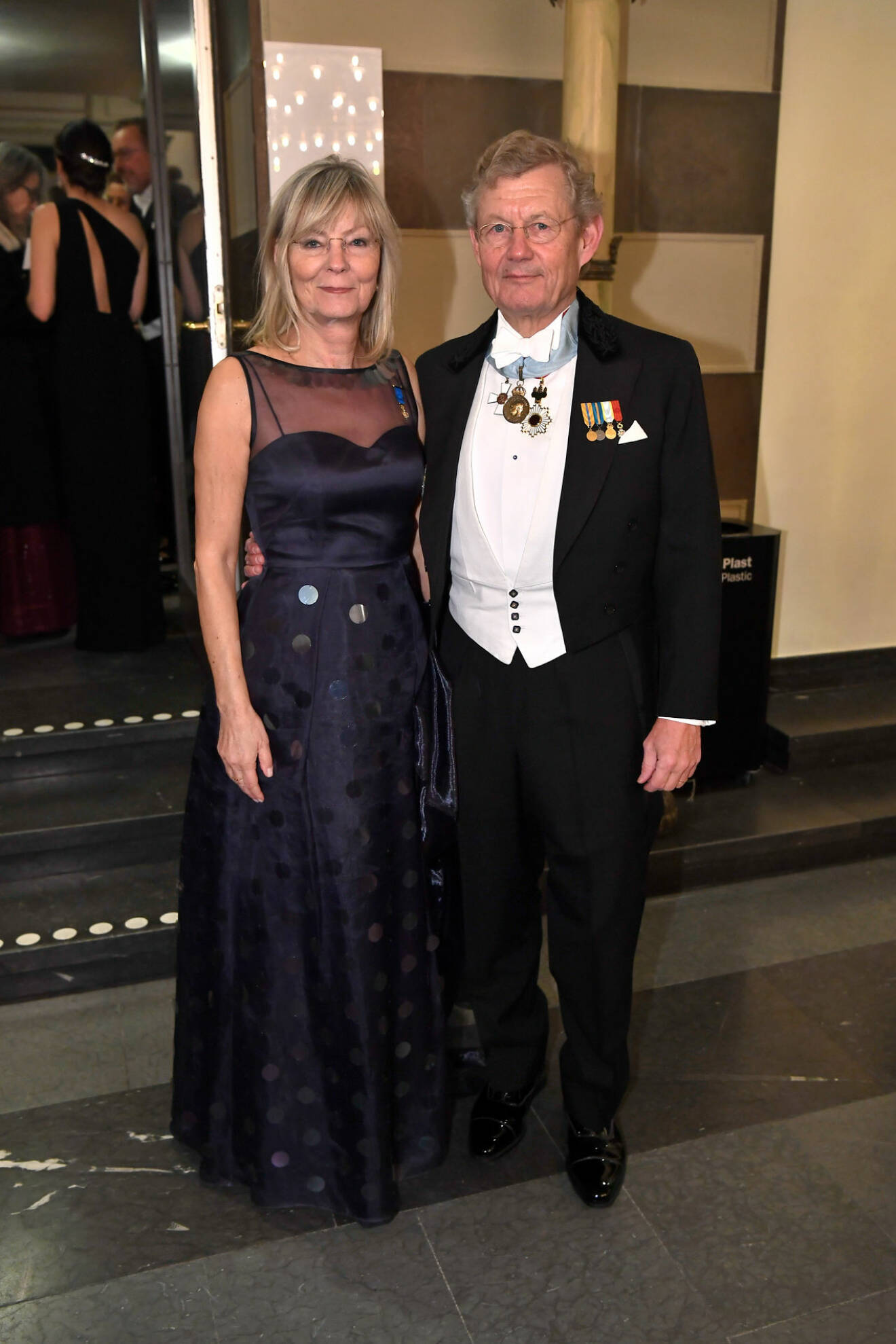 Annika Levin och Jacob Wallenberg på Nobel