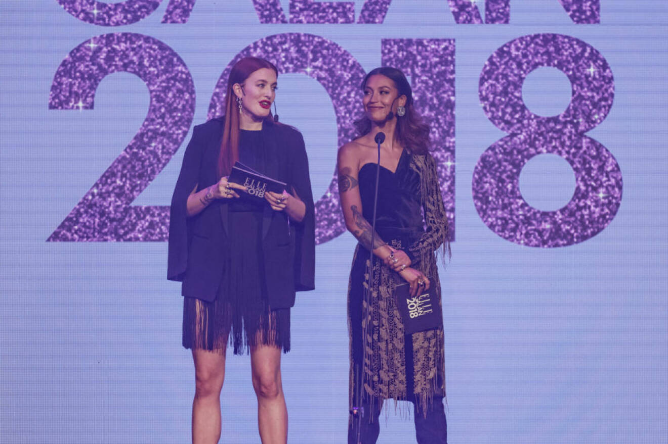 Icona Pop på ELLE-galan 2018. 