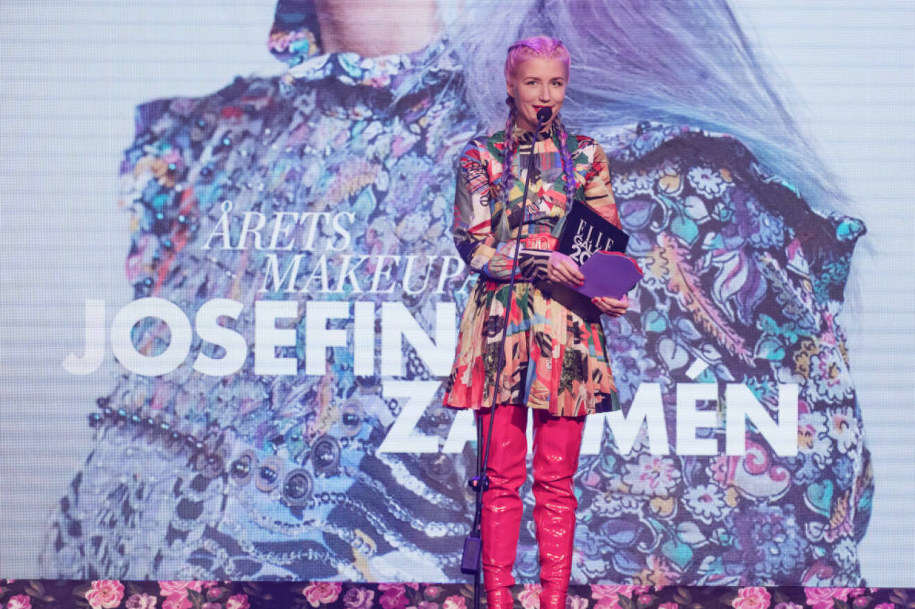 Josefina Zarmén vann "Årets make up artist".