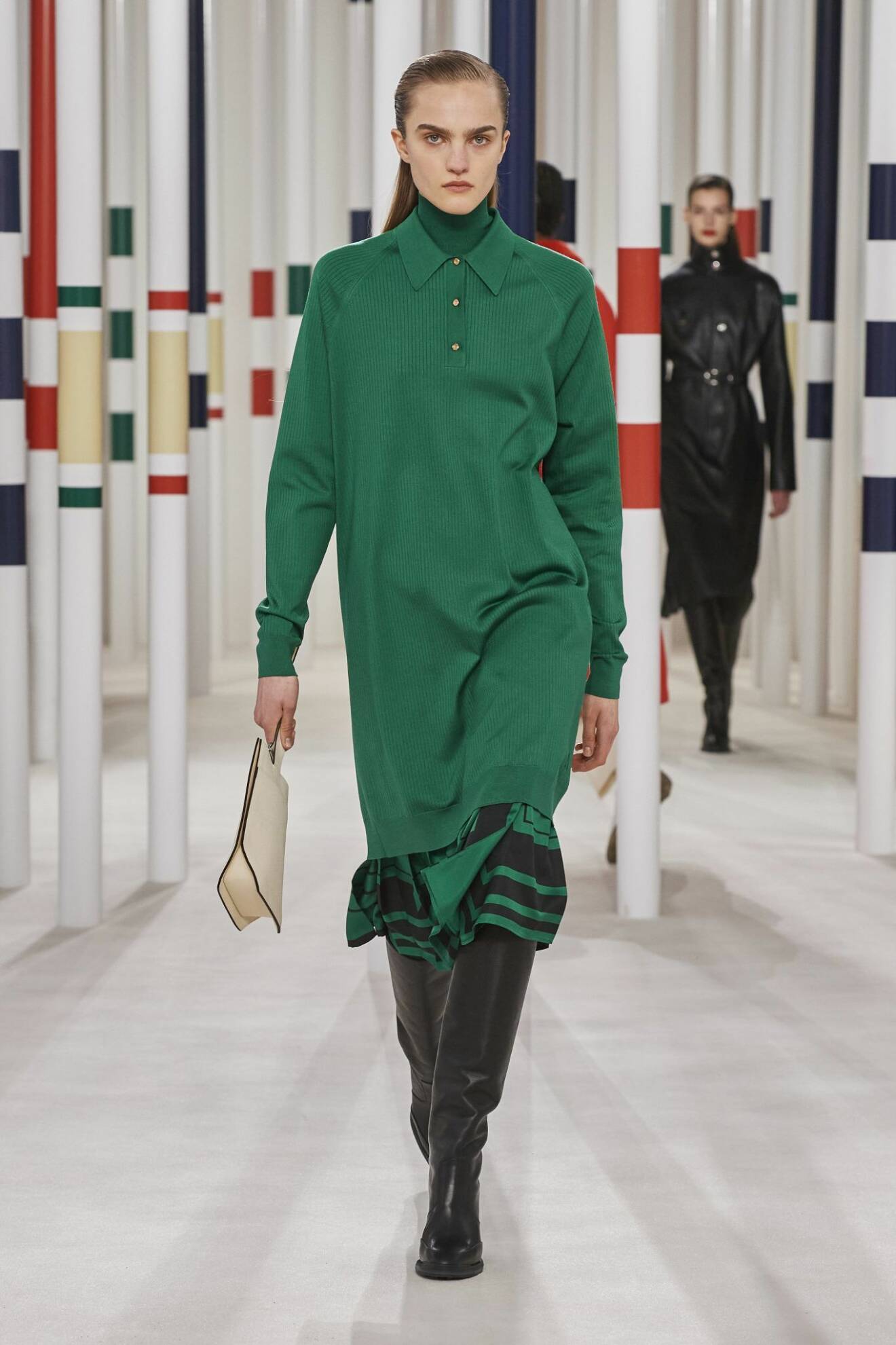 Grön look Hermès AW20