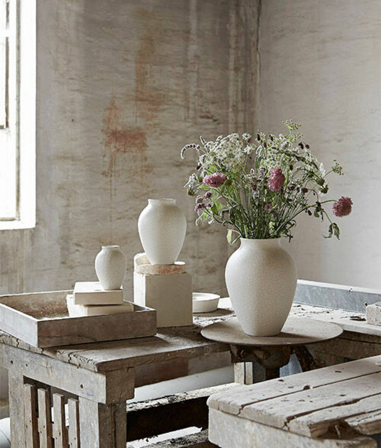 stora vaser i keramik, Knabstrup keramik