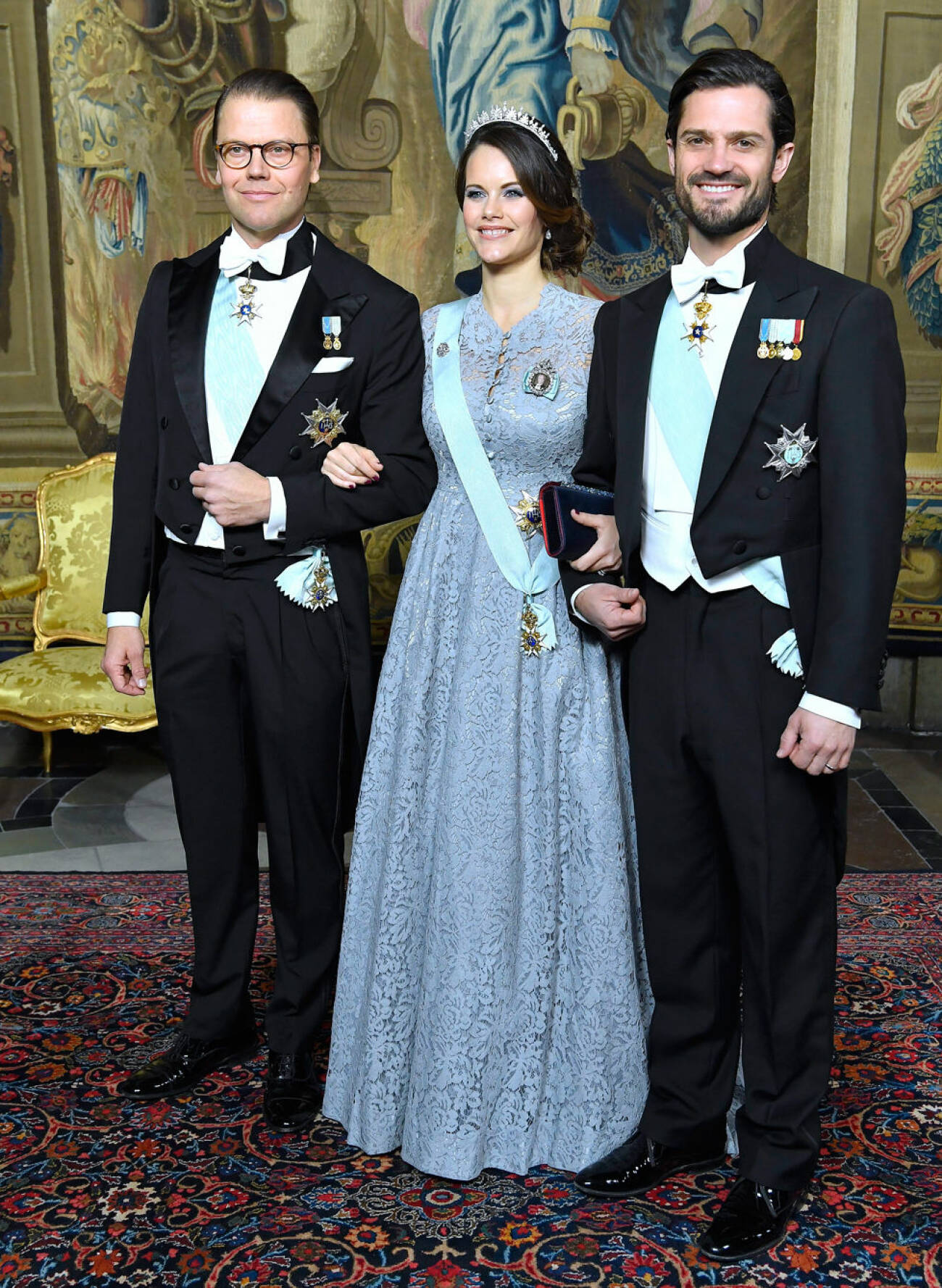 Prinsessan Sofia i blå klänning från Zetterberg