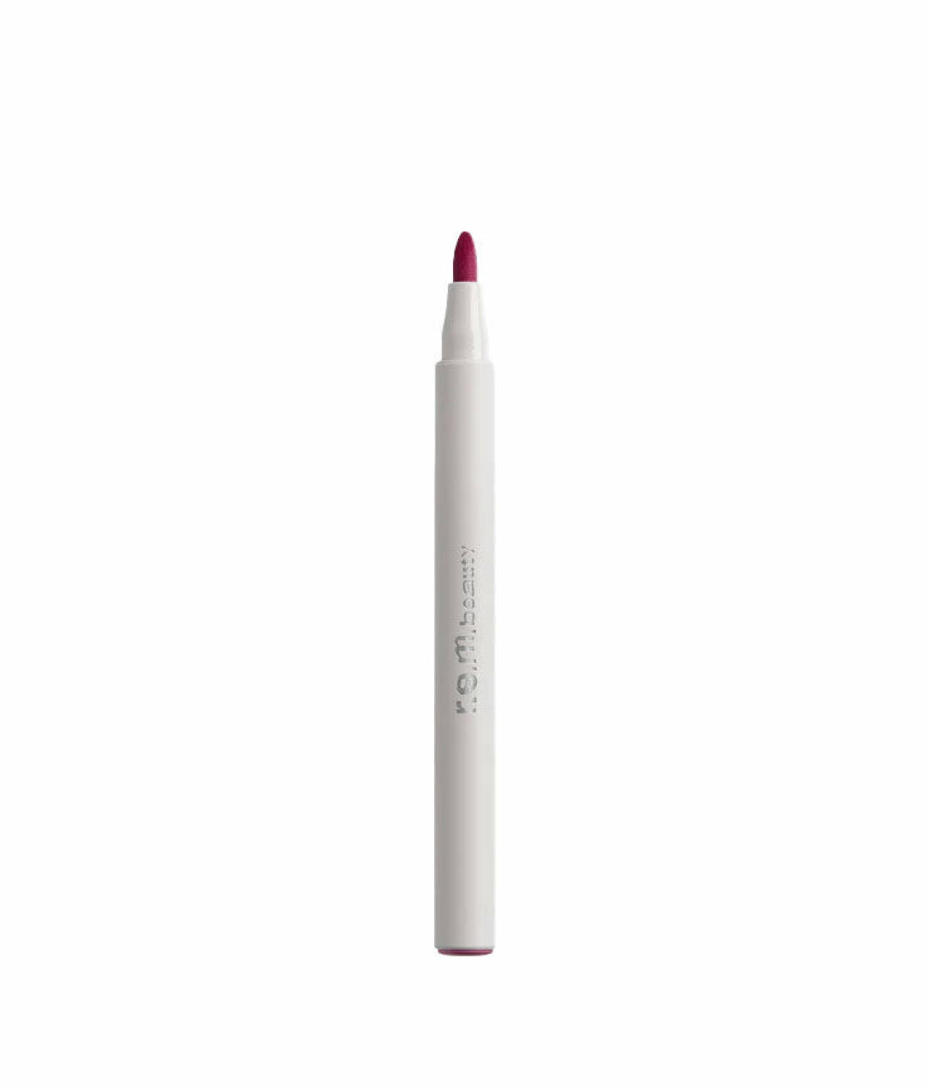 Practically permanent lip stain marker, r.e.m. beauty. Lip stain i en mjuk jordgubbsrosa färg och med en tuschpenna-liknande applikator.