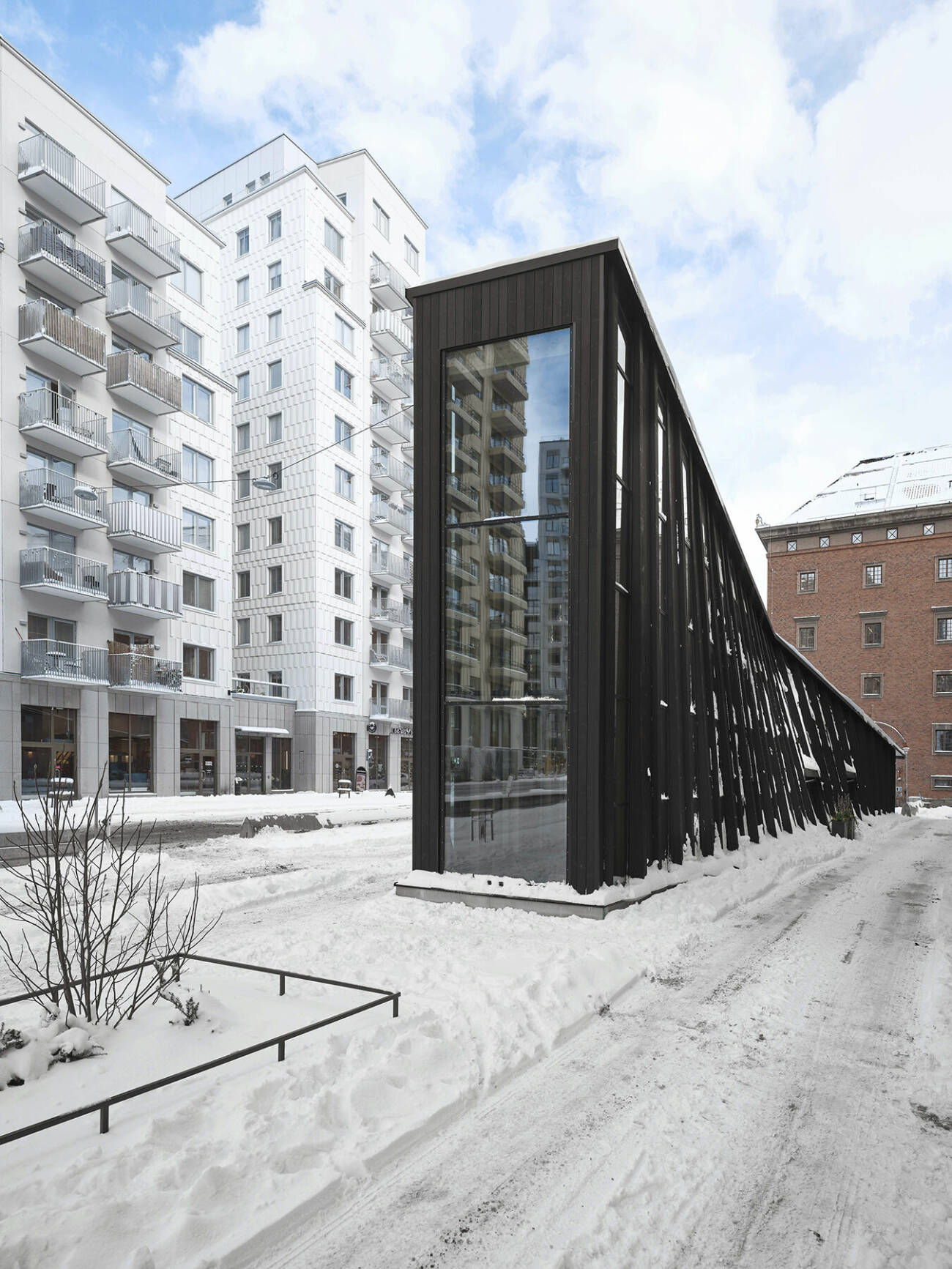 Paviljongen Rummel ligger är ett spännande tillskott i Hagastaden, Stockholm.