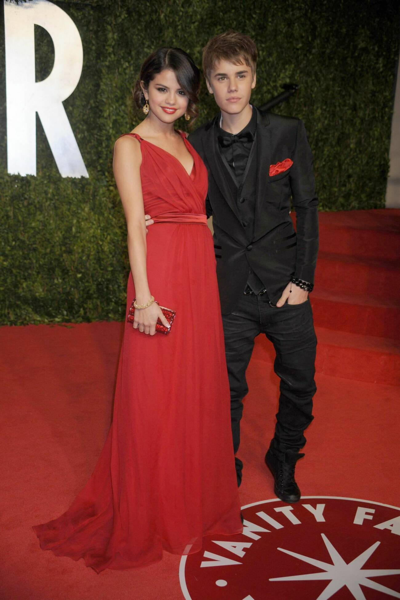 Justin och Selena röda mattan 2011
