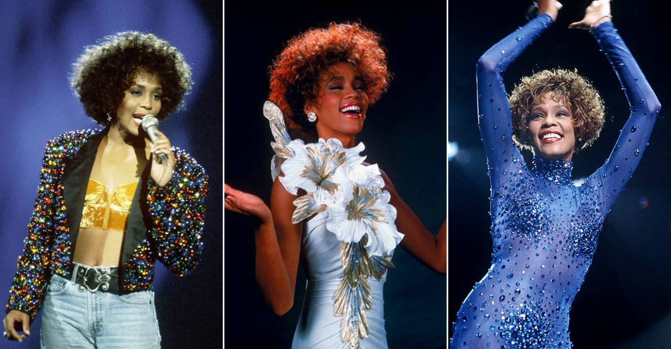 Ikonen Whitney Houston genom tiderna