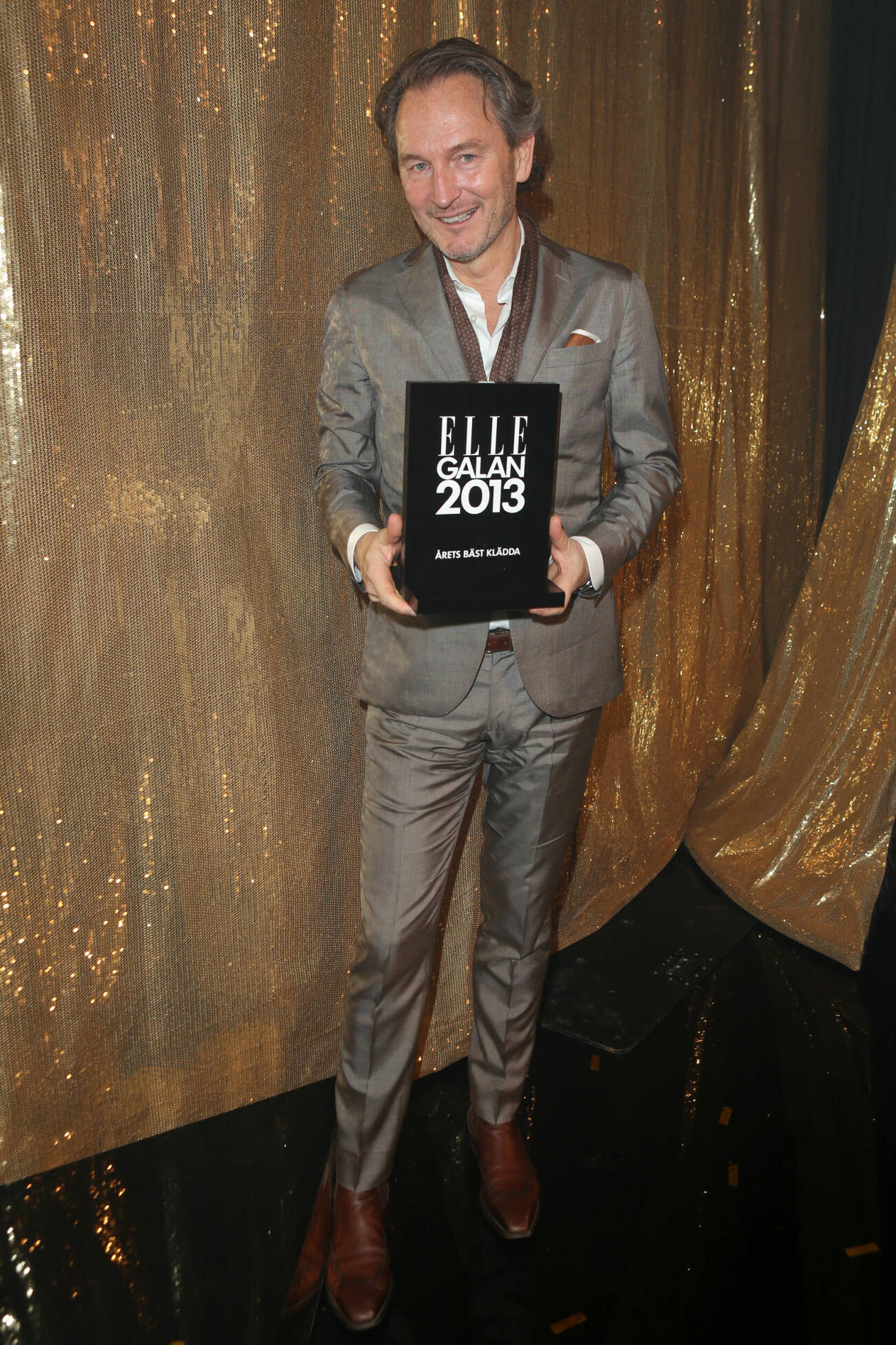 Thomas Ledin, Årets bäst klädda man på ELLE-galan 2013.