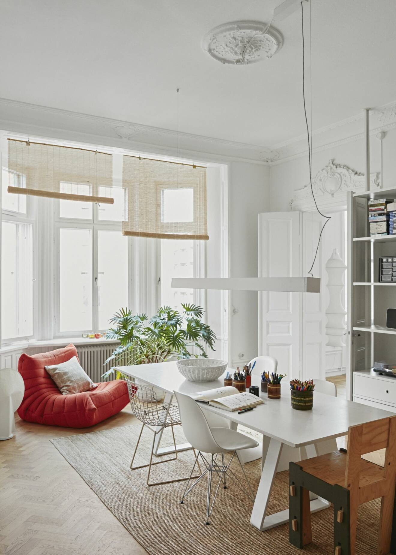 Hemma hos Acnes grundare Tomas Skoging matbord